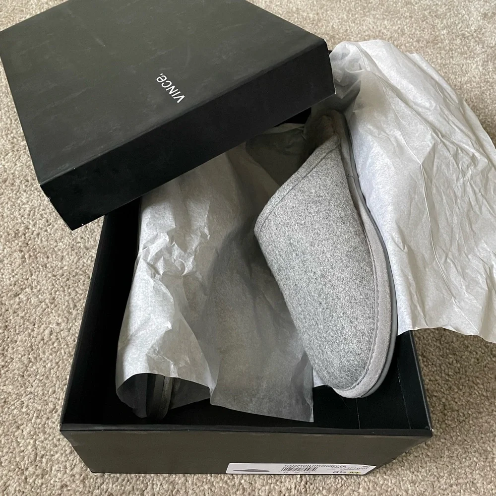 NIB Vince Hampton wool slippers - Picture 4 of 4